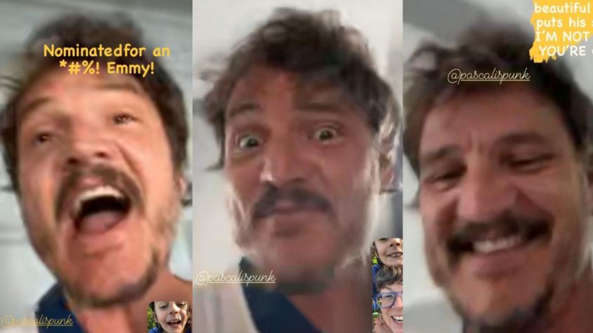 La reacción de Pedro Pascal por sus tres nominaciones a Premios Emmy