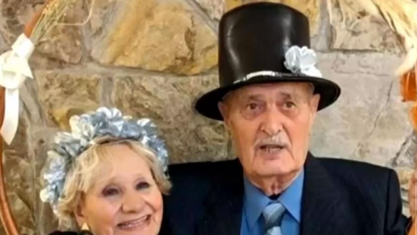Se casaron a los 90 años tras conocerse por Tinder