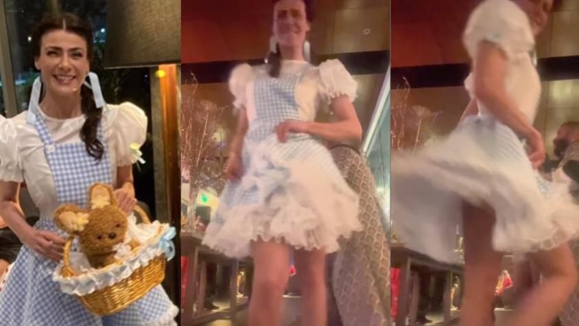 Tonka Tomicic deslumbra en redes con comentado baile disfrazada de Dorothy