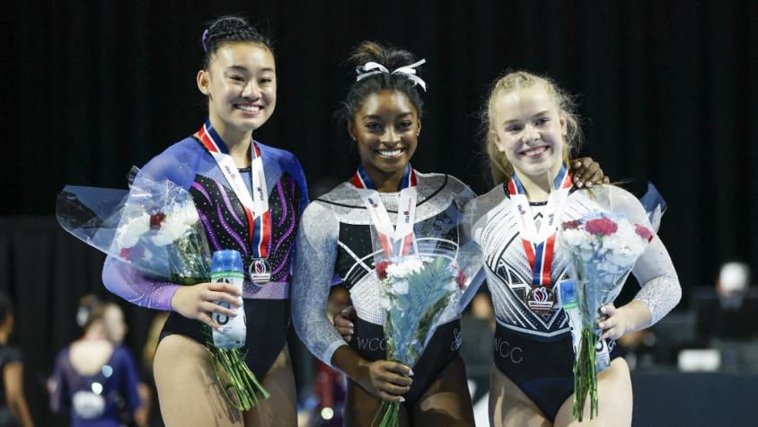 La estrella de la gimnasia Simone Biles vuelve a la competición en el US Classic