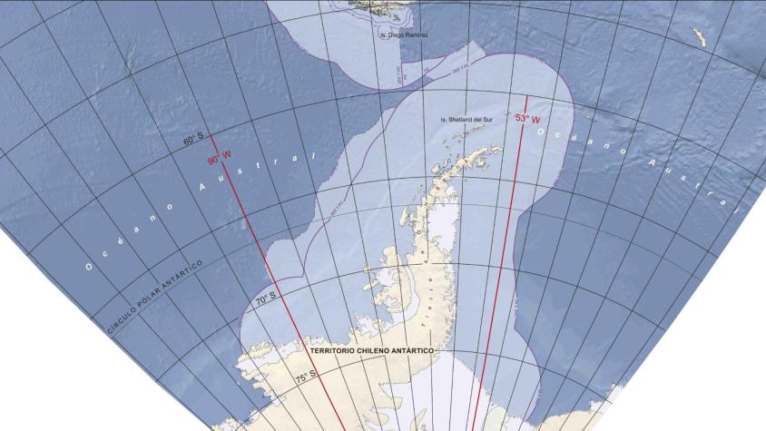 Cancillería de Argentina presentó queja formal a Chile por mapa de la Armada que "se proyecta sobre territorio argentino" 