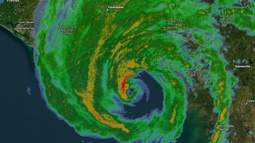 Alerta en EEUU: Idalia tocó tierra en Florida como huracán de categoría 3