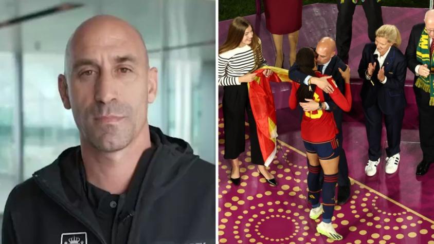 "Ocurrió lo que ocurrió": Presidente del fútbol español se disculpa por besar sin consentimiento a jugadora en final del Mundial Femenino
