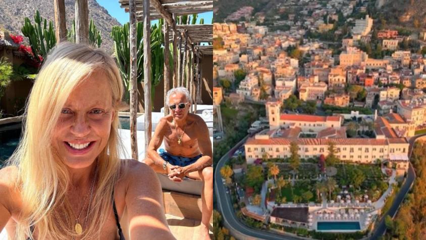 Cecilia Bolocco y Pepo Daire disfrutaron de su luna de miel en lujoso hotel de Italia