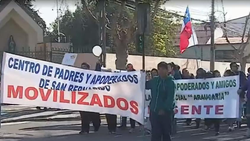 Profesores de San Bernardo en "pie de guerra" contra alcalde