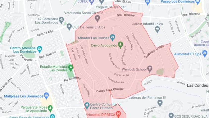 Aguas Andinas repone servicio en zonas de Las Condes afectas por corte