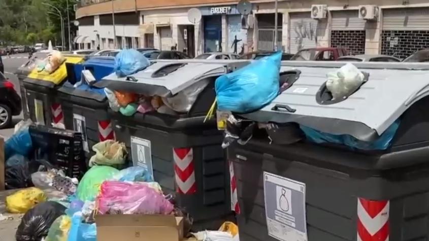 Roma: La ciudad eterna se ahoga en basura en plena ola de calor 