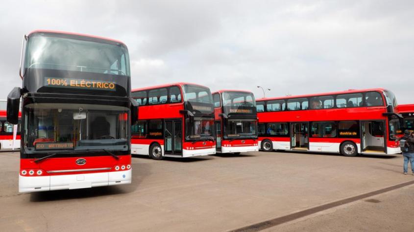 Transporte metropolitano: Incorporan buses de dos pisos al sistema Red