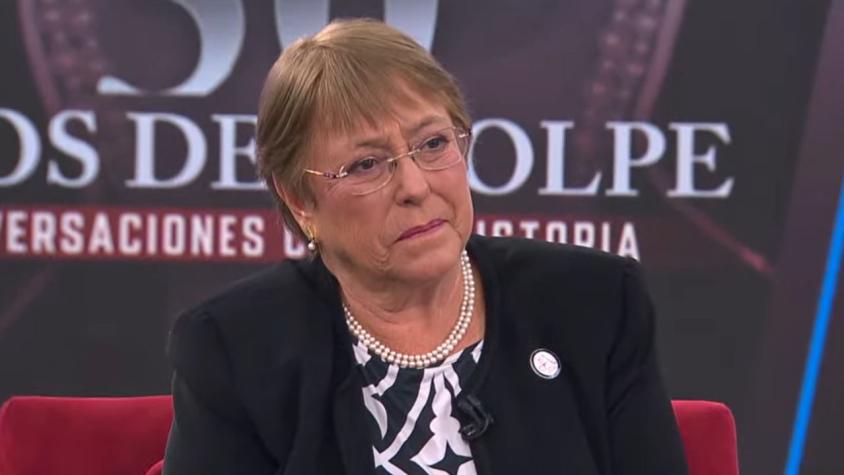 Bachelet por golpe de Estado: "Cuando uno bombardea La Moneda no es porque ande cuidando la democracia"