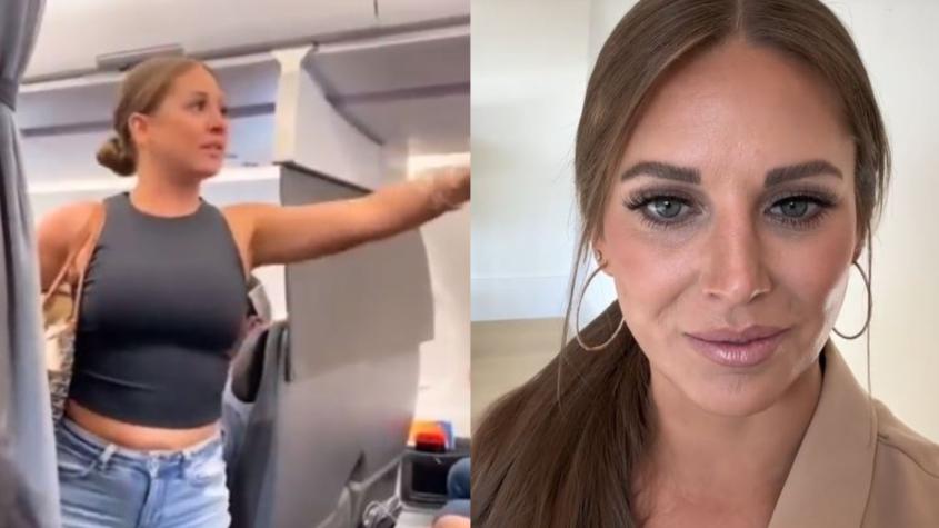 "Quiero disculparme": Reaparece mujer que se hizo viral tras asegurar que pasajero de avión no era real