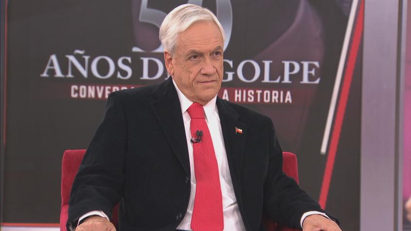 Piñera recuerda el momento en que se enteró del Golpe de Estado: "Pongo la televisión y veo imágenes que no podía creer"