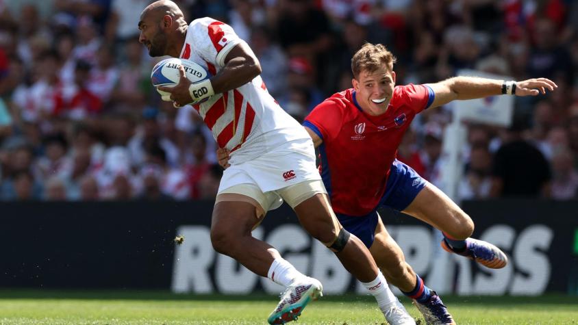 Chile cae luchando ante Japón en su estreno en el Mundial de Rugby