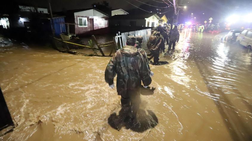 Aluvión en Curarrehue deja a una familia desaparecida