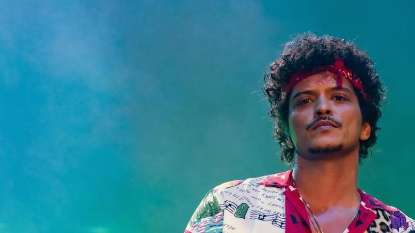 Bruno Mars subió una foto de su concierto en Chile y desató la envidia en otro país sudamericano