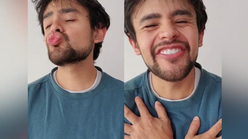 "Es sin sonido": Mexicano se hace viral en TikTok por imitar costumbre chilena, pero lo hizo mal