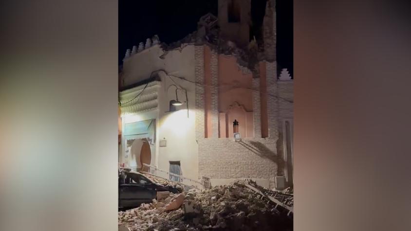 Los impactantes videos que dejó el terremoto 6,8 en Marruecos