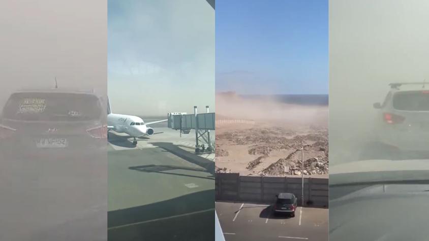 Tormenta de arena: Los videos que muestran los fuertes vientos que azotan la zona norte 