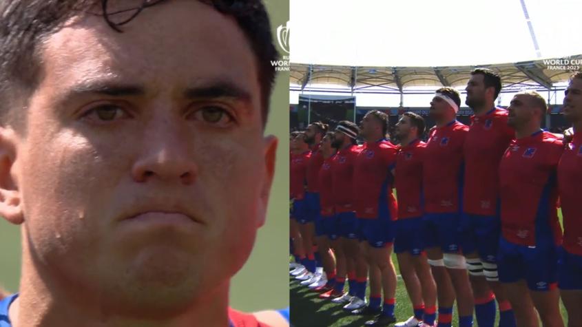 "Hasta las lágrimas": La emoción de los "Cóndores" al entonar el himno por primera vez en un mundial de rugby
