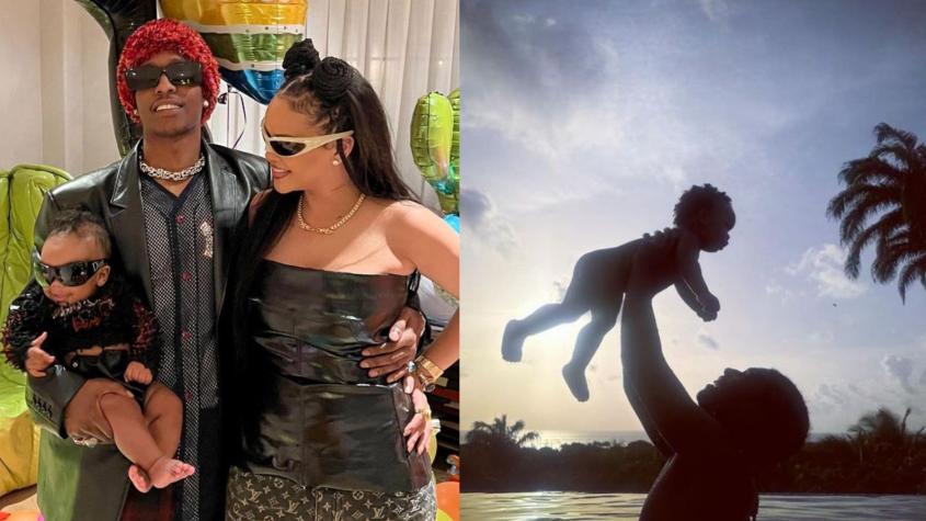 Rihanna con A$AP Rocky presentan al mundo a su segundo hijo con tierna sesión de fotos
