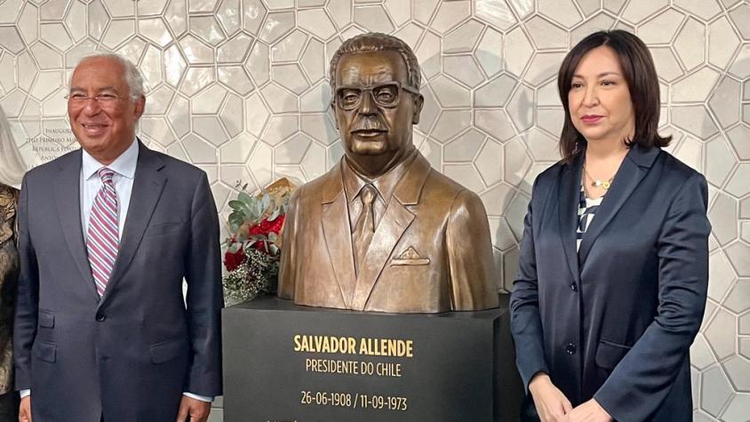 Inauguran busto de Salvador Allende en metro de Portugal: “Es una figura universal”