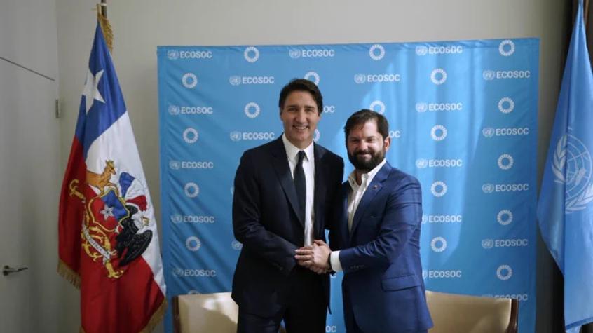 Presidente Boric se reunió con su par de Canadá: “Es bueno saber que contamos con un aliado”