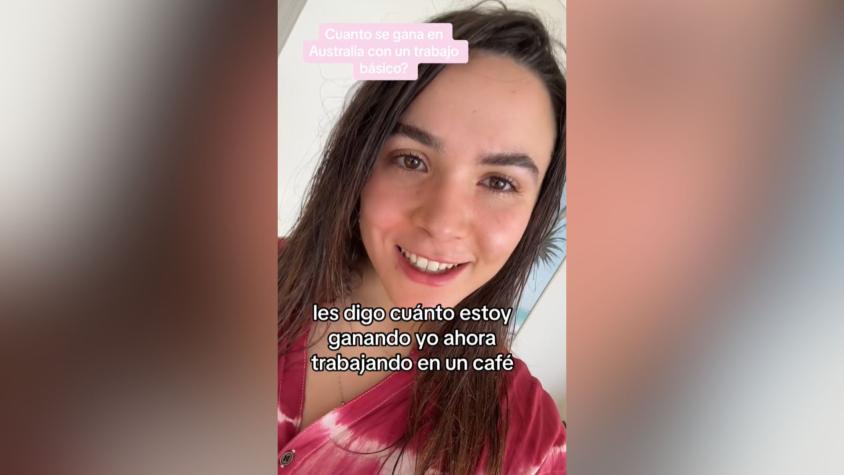 "Los sueldos subieron...": Chilena revela cuánto gana semanalmente trabajando en una cafetería en Australia