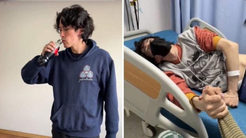 "Nunca sufrí un dolor como este": Joven terminó en el hospital tras tomar mucha bebida