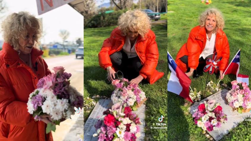 Paula Assler compartió emotiva visita a cementerio: Sus hijas murieron tras accidente en Perú