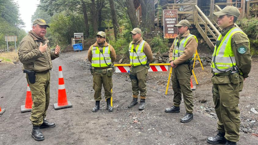 Volcán Villarrica: Carabineros implementa servicios reforzados para evitar robos en casas de familias evacuadas