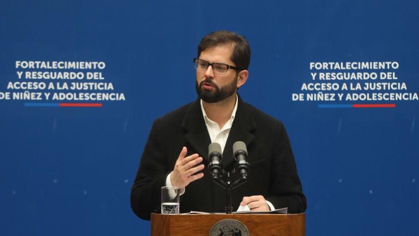Presidente Boric y reformas en Chile: "Para no desbarrancarse, hay que avanzar lento"