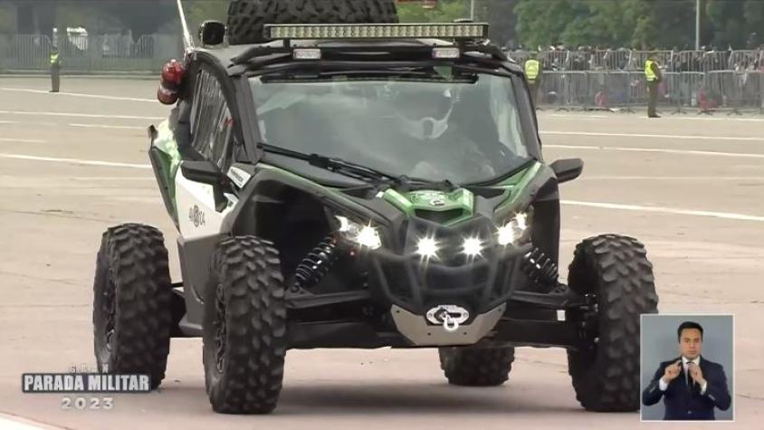 Así son los buggies, los nuevos vehículos de Carabineros que fueron parte de la Parada Militar 2023