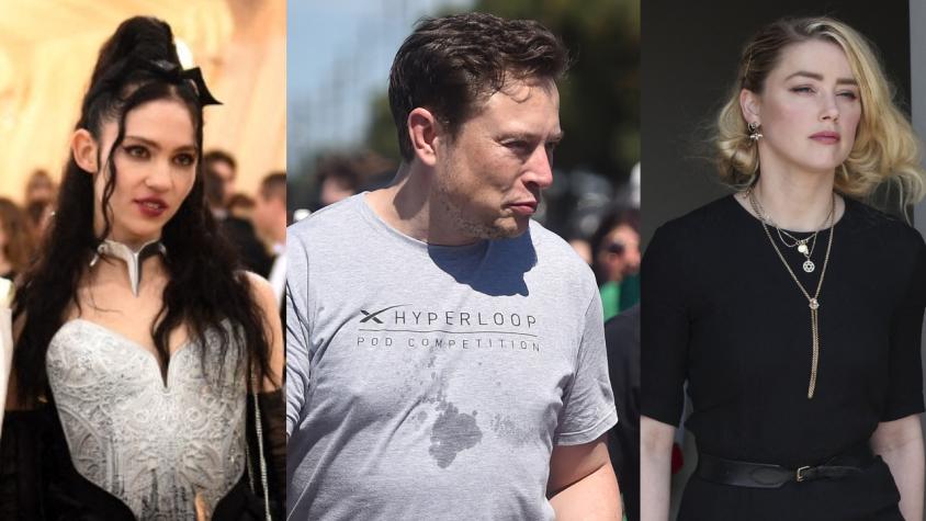 "Maligno caótico": La comparación que hizo Grimes entre ella y Amber Heard en la biografía de Elon Musk