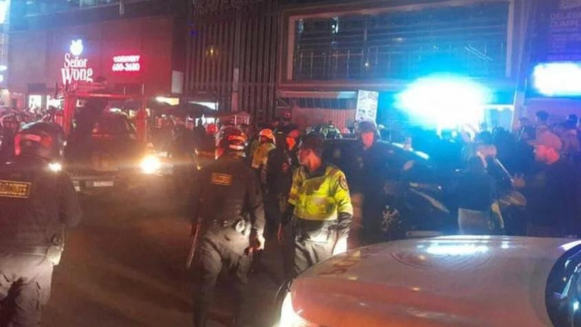 Explosión de granada en Perú dejó 15 heridos