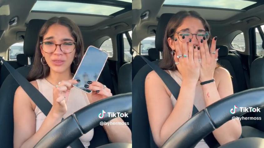 Joven tiktoker explota en llanto porque a su iPhone no le dura la batería: "¡Nadie me ayuda!"