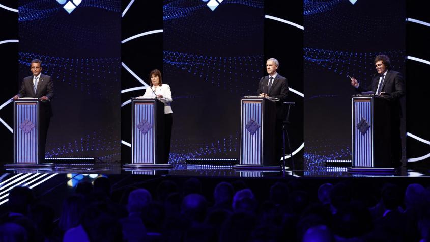 Sigue por T13 En Vivo el debate de las presidenciales de Argentina
