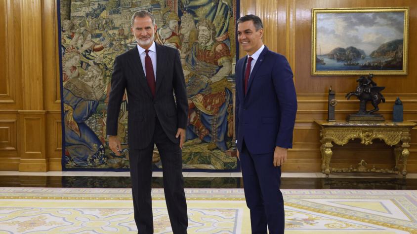 Nuevo intento: Rey de España encarga a Pedro Sánchez intentar formar gobierno