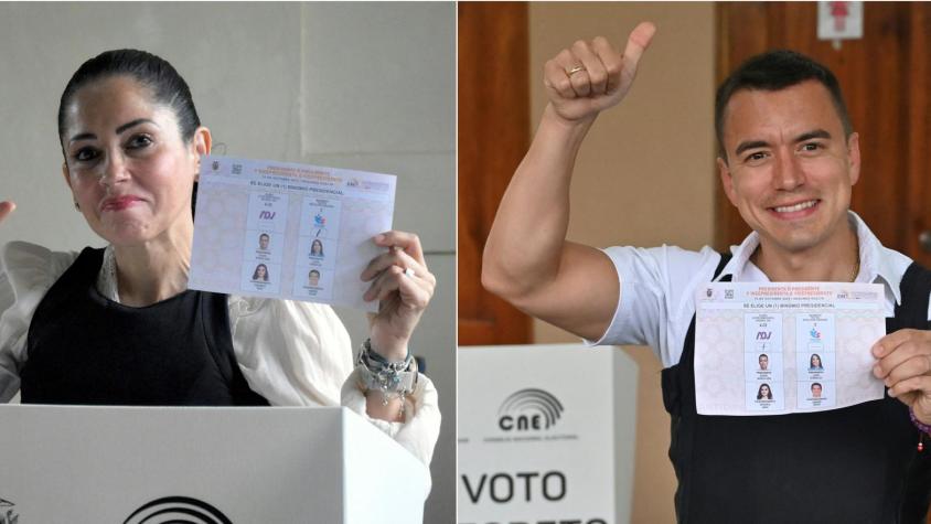 Luisa González o Daniel Noboa: Ecuador inicia su conteo de votos tras segunda vuelta de elecciones presidenciales