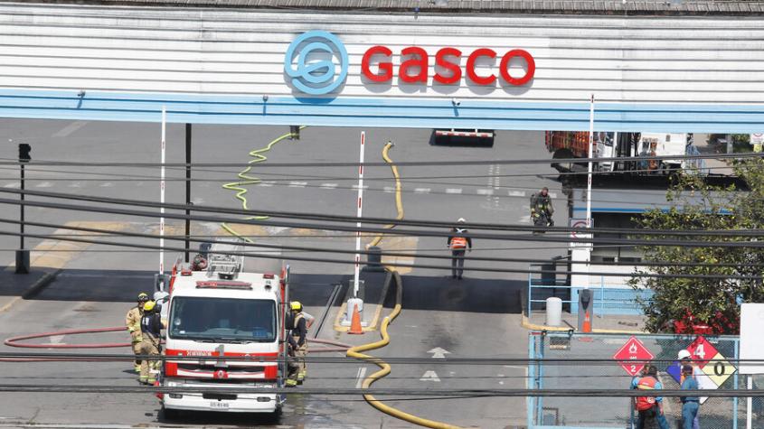 ¿Qué dijo Gasco tras incendio en su planta de gas en Maipú?