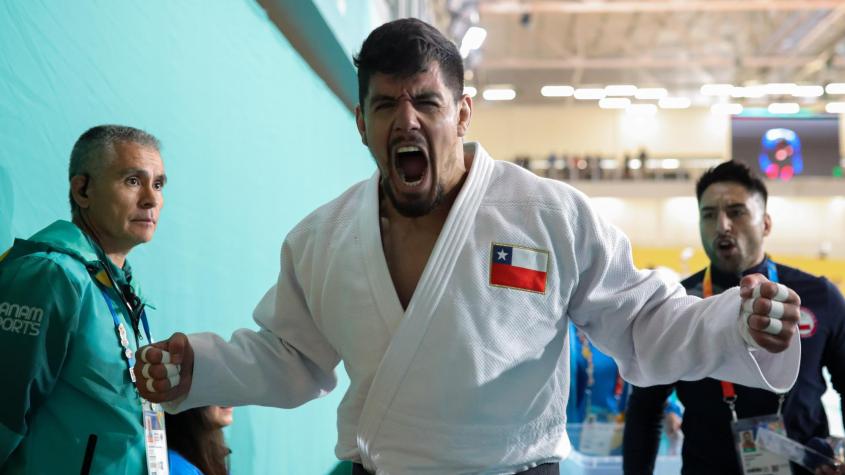 Thomas Briceño suma nueva medalla de plata para el Team Chile en el judo de Santiago 2023
