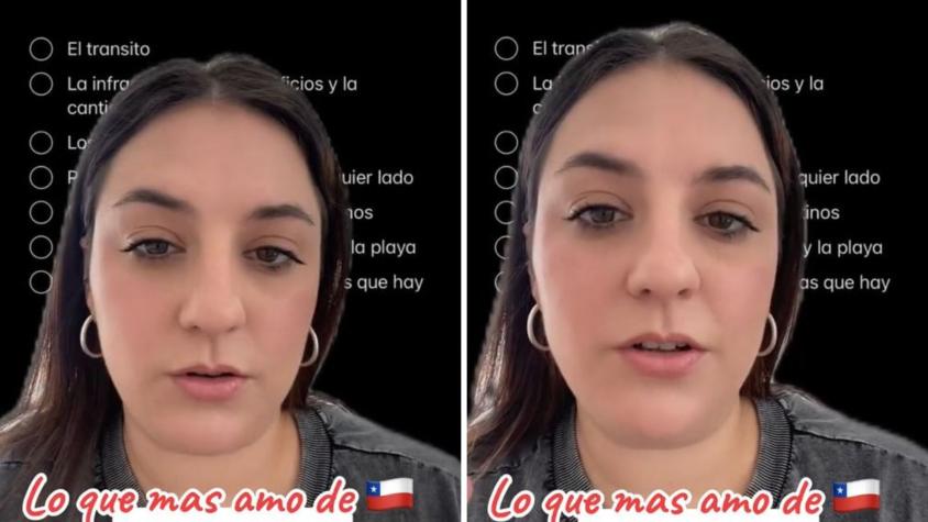 Joven argentina reveló las cosas que más ama de Chile: “No sé si es el smog o qué”
