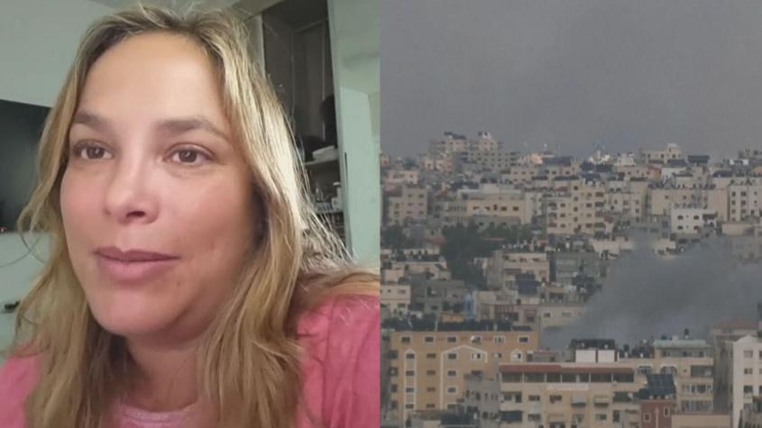 El relato de una chilena que vivió los bombardeos de Hamás en Israel: "No alcanzamos a ponernos zapatos"