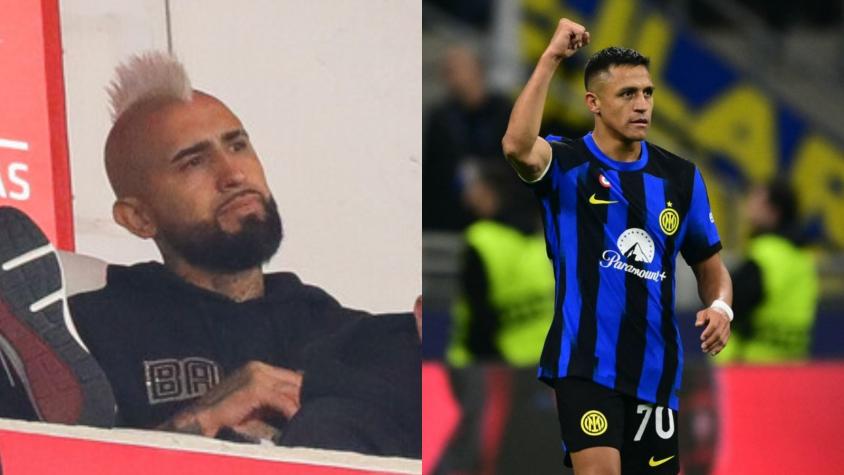 El "palo" de Arturo Vidal a Simone Inzaghi tras triunfo del Inter con gol de Alexis