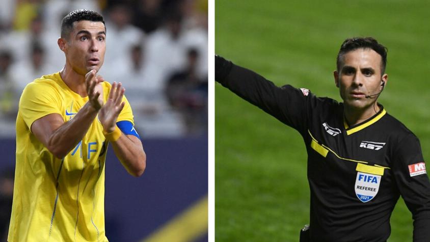 El enojo de Cristiano Ronaldo con Piero Maza: Pidió cambio de árbitro en pleno partido