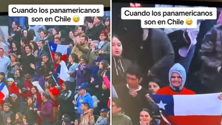 Juegos "más chilenos que nunca": Captan al público de los Panamericanos jugando al "Congelao"