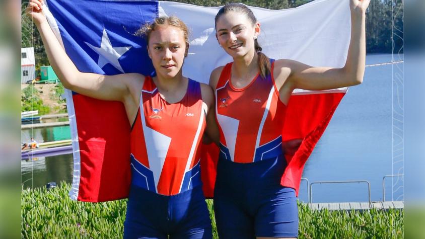 Remeras Antonia Liewald e Isidora Niemeyer le dan a Chile la tercera medalla de oro en Santiago 2023