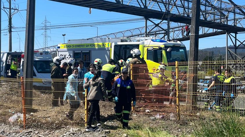 A poco más de un mes del anterior: Cinco heridos tras nuevo choque de Biotrén con bus en San Pedro de la Paz