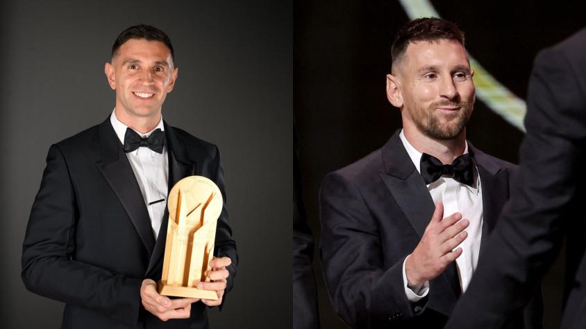Pifias al "Dibu" Martínez y la "despedida" de Messi: Lo que dejó la premiación del Balón de Oro 2023