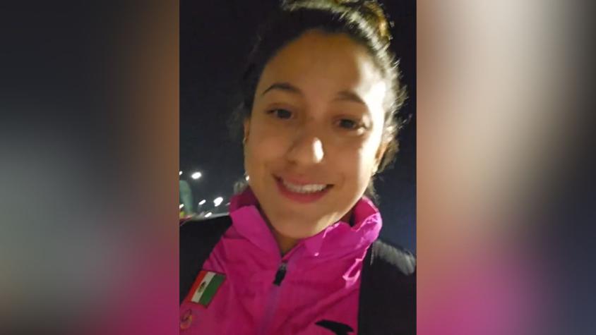 "Todavía hay gente buena en el mundo": Clavadista mexicana fue consolada por chilenos en el Metro de Santiago 