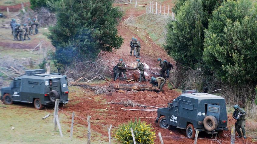 La Araucanía: Uno de los cinco detenidos en Temucuicui es sospechoso de haber disparado a casa de consejero constitucional