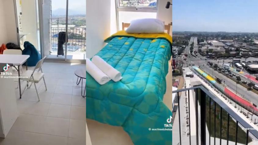 “Las camas son de madera, no son de cartón”: deportista boliviano mostró feliz su departamento en la Villa Panamericana